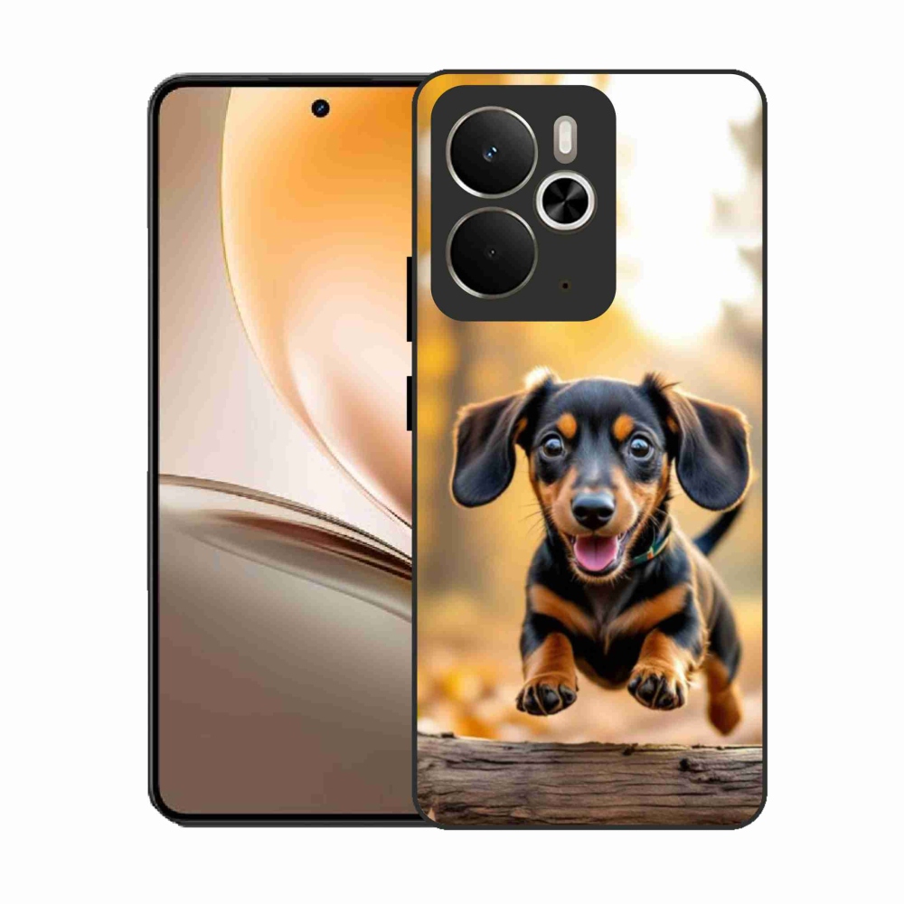 Gél borítás mmCase a Realme 14T 5G/14 5G - dachshund 2 számára