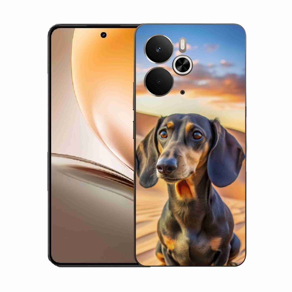 Gél borítás mmCase a Realme 14T 5G/14 5G - dachshund 3 számára