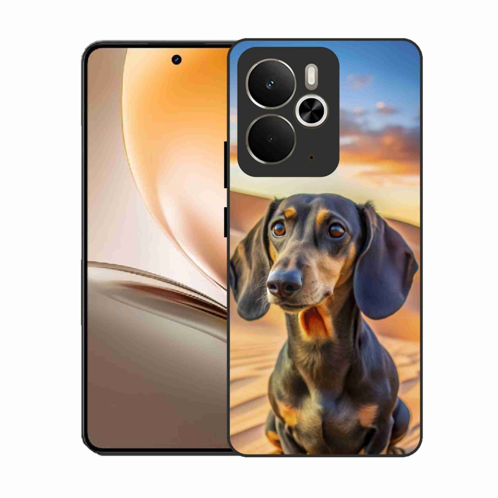 Gél borítás mmCase a Realme 14T 5G/14 5G - dachshund 3 számára