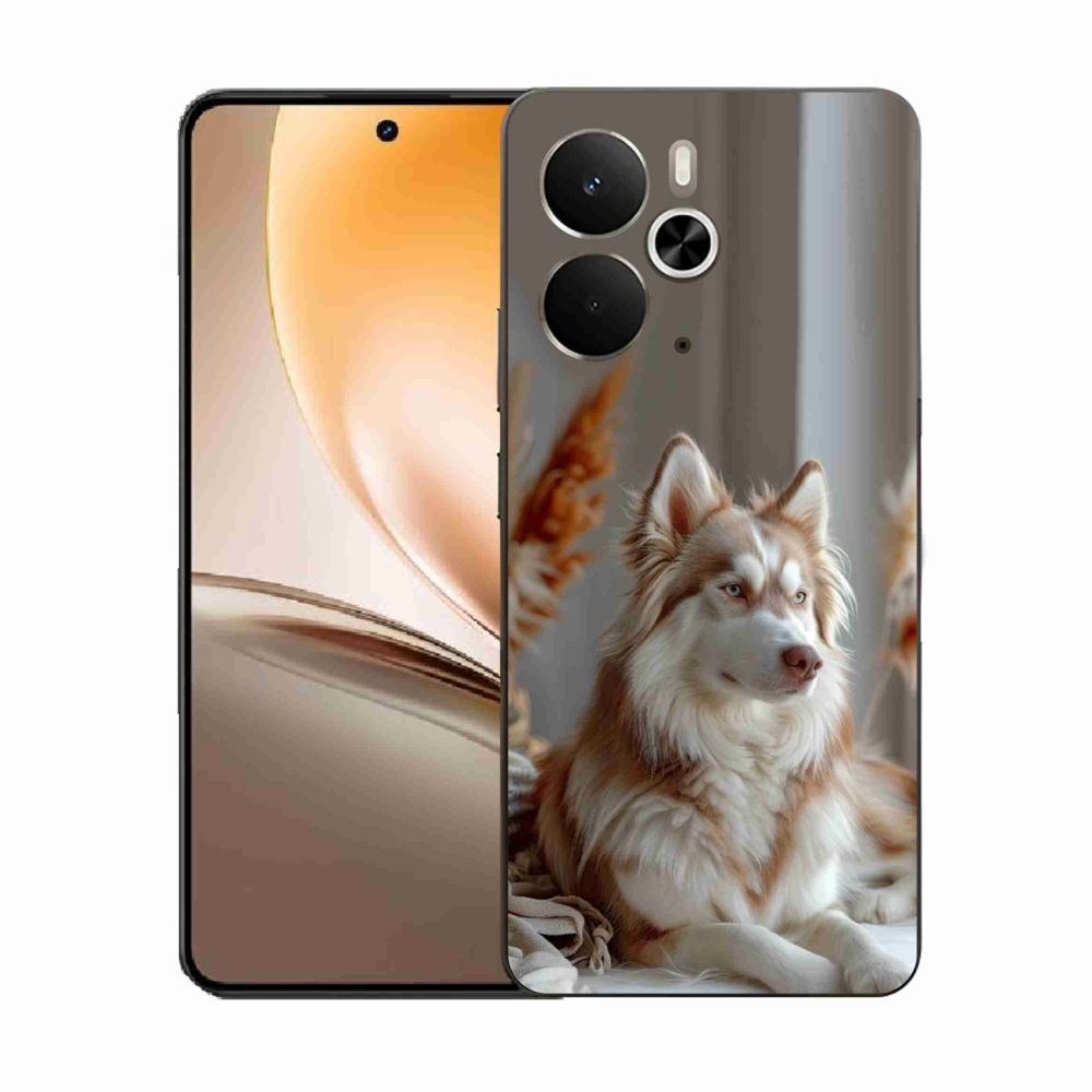 Gél borítás mmCase a Realme 14T 5G/14 5G - nyugodt szibériai huskyhoz