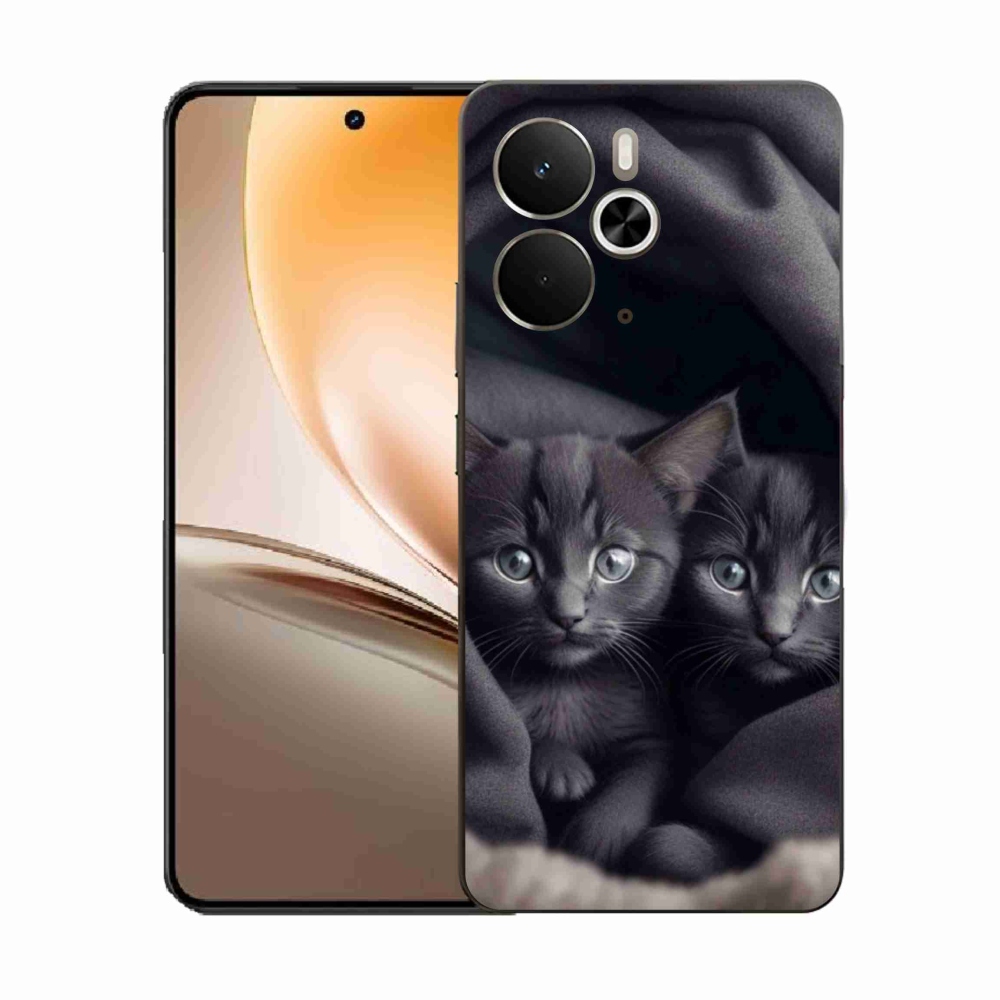Zselés borítás mmCase a Realme 14T 5G/14 5G - cat duo számára