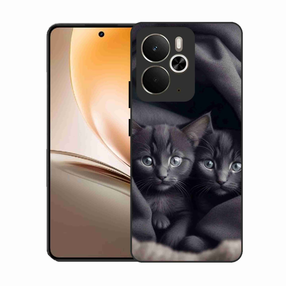 Zselés borítás mmCase a Realme 14T 5G/14 5G - cat duo számára
