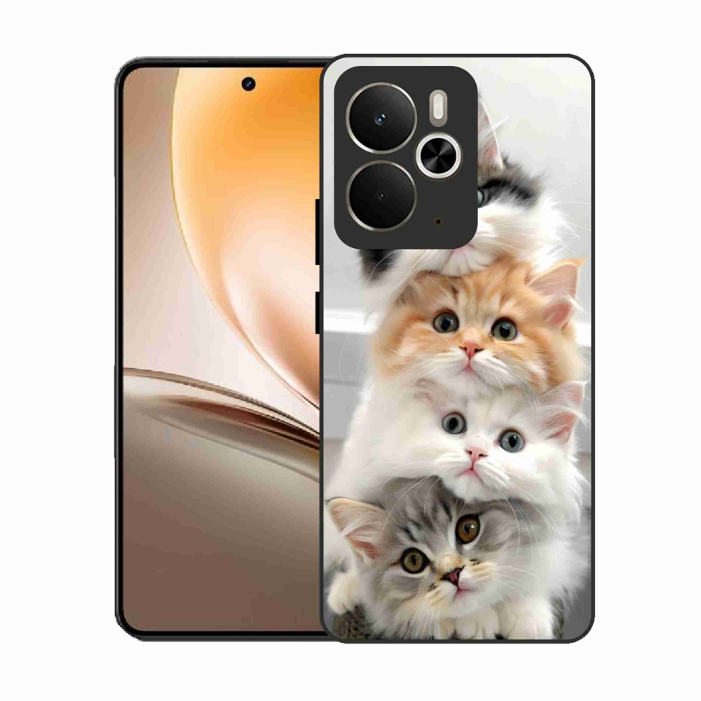 Zselés borítás mmCase a Realme 14T 5G/14 5G készülékhez - macskacsomagolás