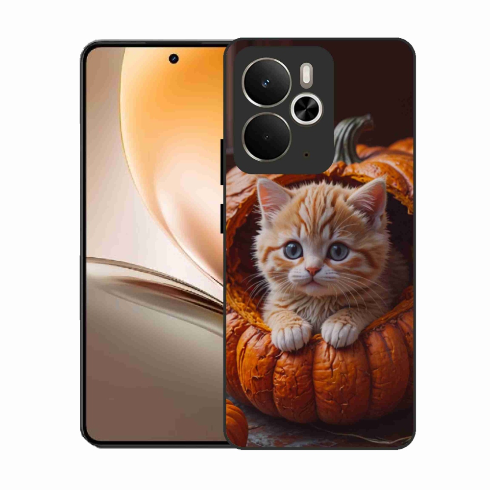 Gél borítás mmCase a Realme 14T 5G/14 5G készülékhez - cica és tök 2