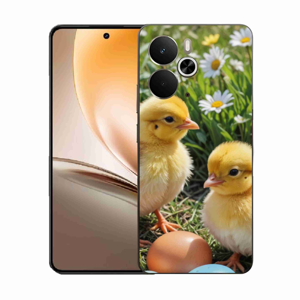 Gél borítás mmCase a Realme 14T 5G/14 5G modellhez - csibék