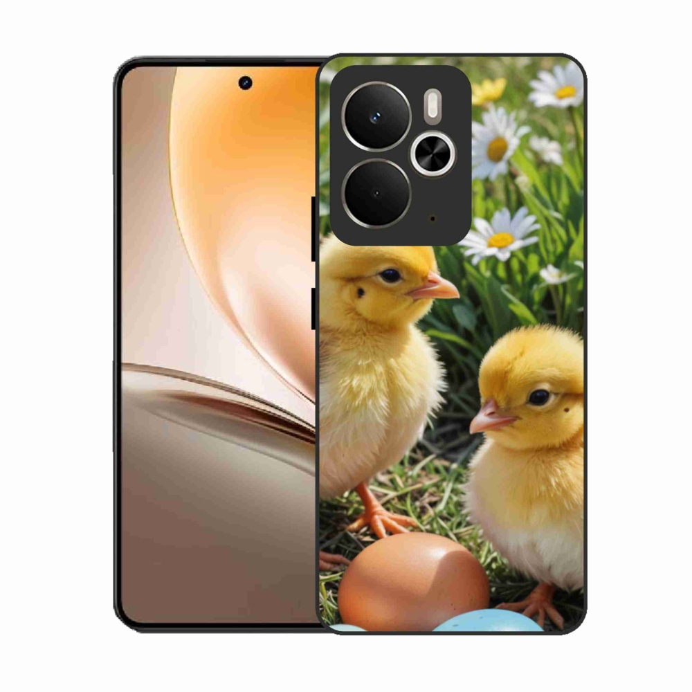 Gél borítás mmCase a Realme 14T 5G/14 5G modellhez - csibék