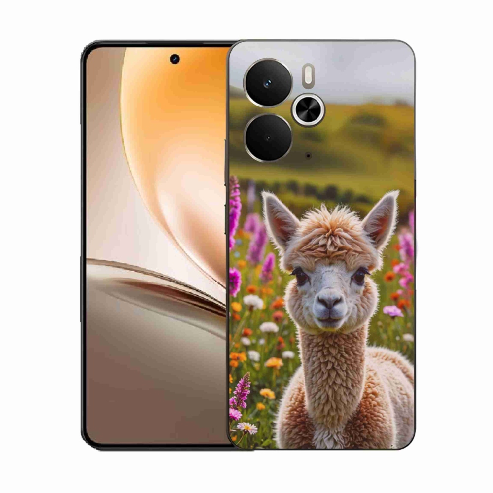 Gél borítás mmCase a Realme 14T 5G/14 5G modellhez - láma a réten