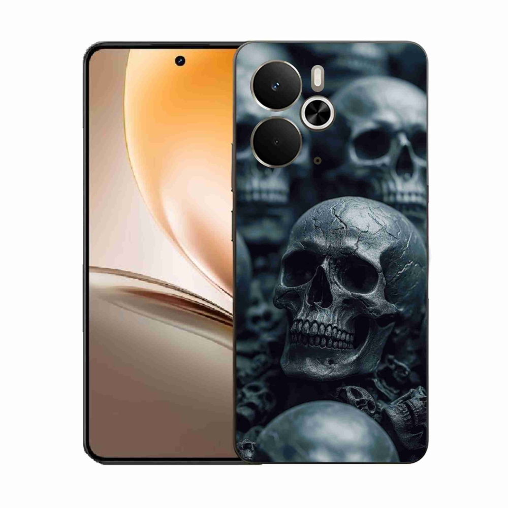 Zselés borítás mmCase a Realme 14T 5G/14 5G - koponya 2