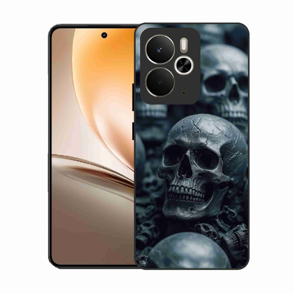 Zselés borítás mmCase a Realme 14T 5G/14 5G - koponya 2