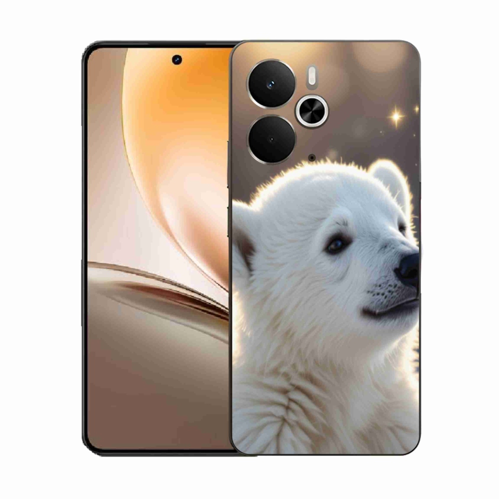 Zselés borítás mmCase a Realme 14T 5G/14 5G - jegesmedve számára
