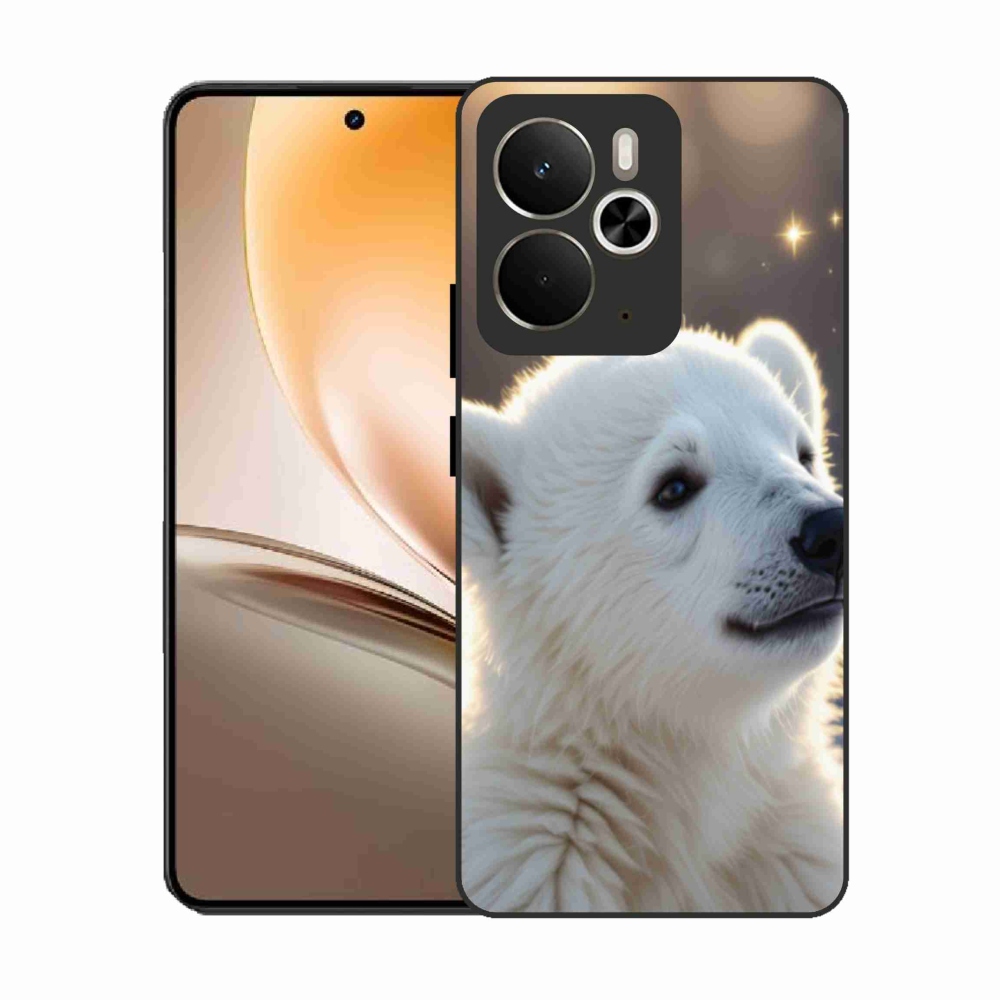 Zselés borítás mmCase a Realme 14T 5G/14 5G - jegesmedve számára