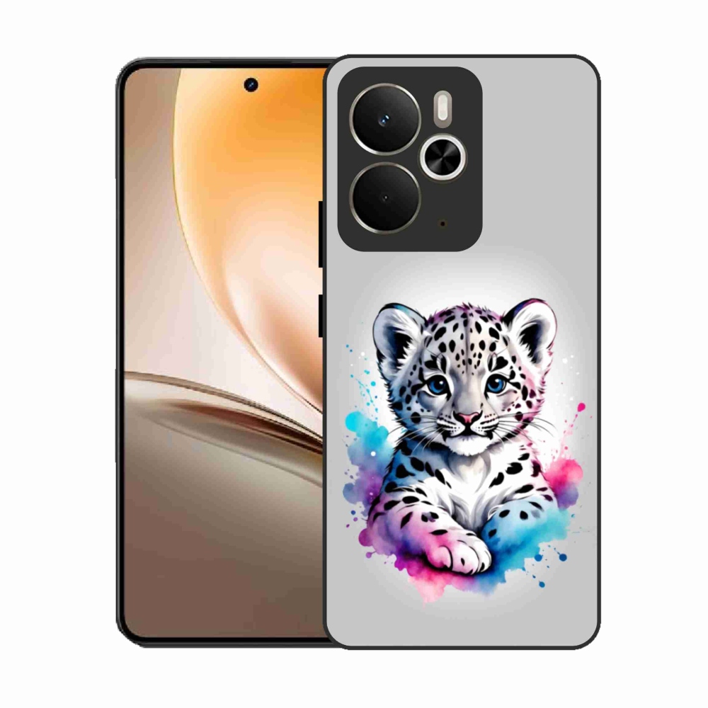 Gél borítás mmCase a Realme 14T 5G/14 5G - leopárd kölyök számára