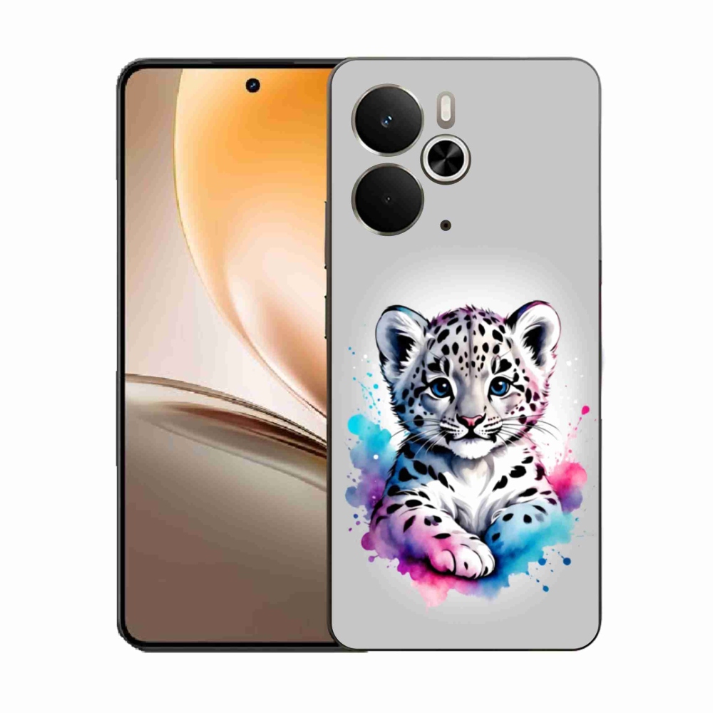Gél borítás mmCase a Realme 14T 5G/14 5G - leopárd kölyök számára
