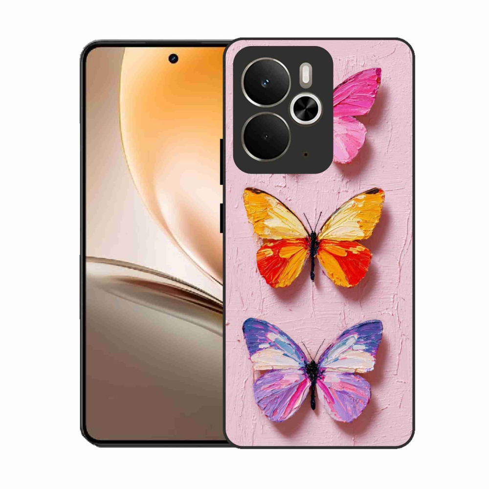 Gél borítás mmCase a Realme 14T 5G/14 5G - pillangó szentháromsághoz