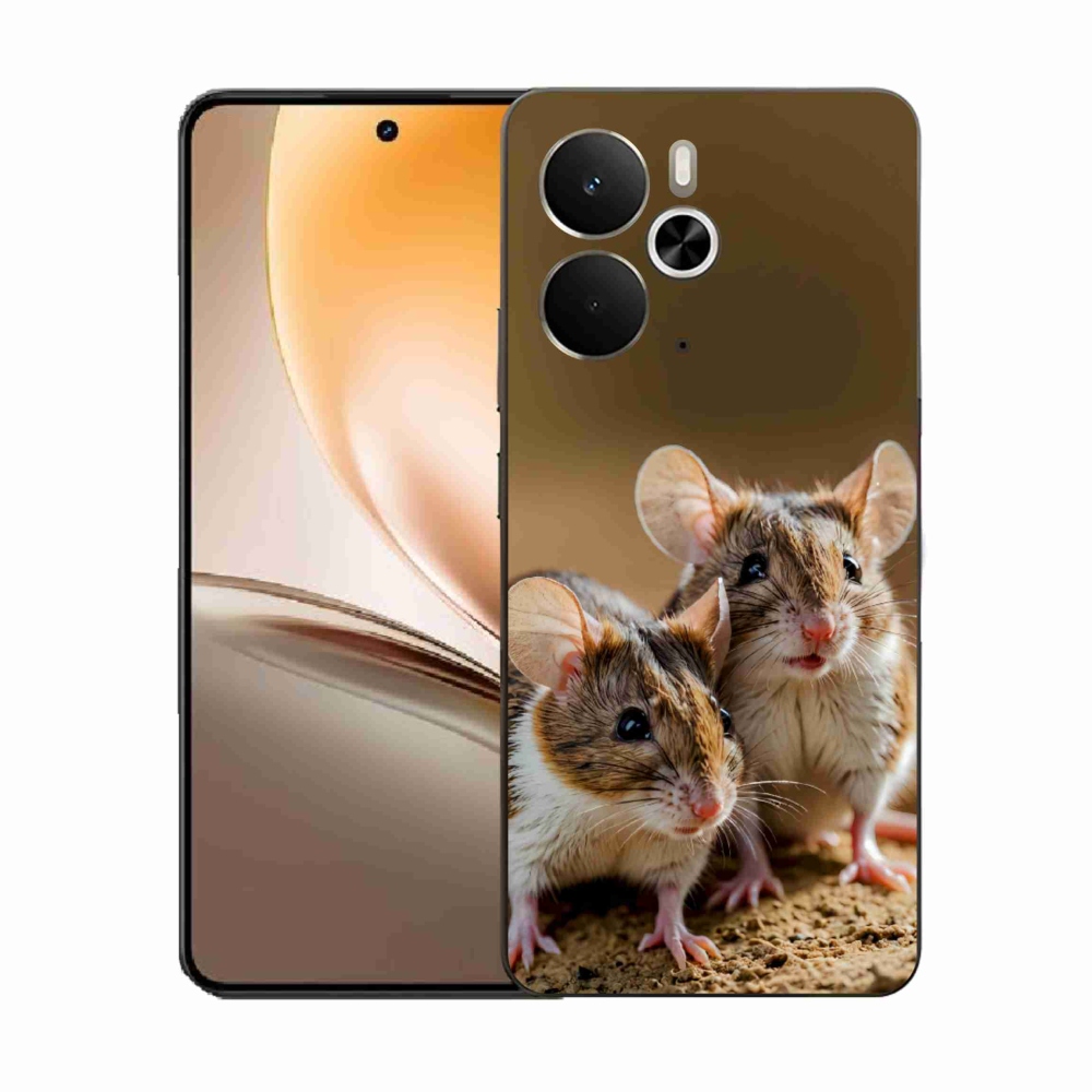 Zselés borítás mmCase a Realme 14T 5G/14 5G - egér duóhoz