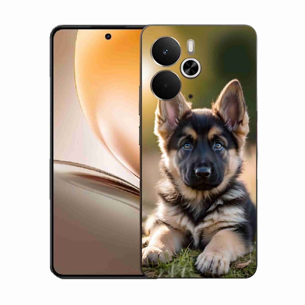 Gél borítás mmCase a Realme 14T 5G/14 5G készülékhez - Német juhászkutya a természetben