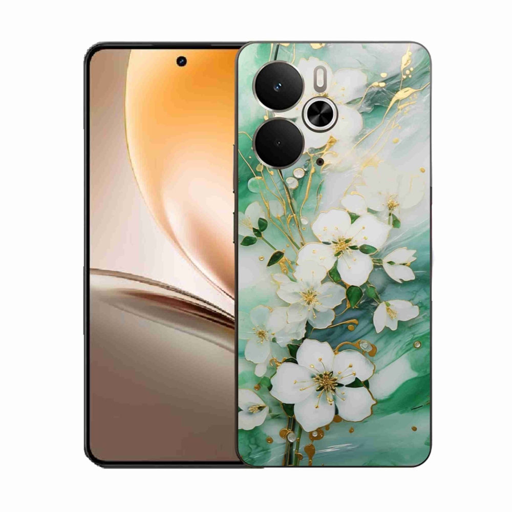 Gél borító mmCase a Realme 14T 5G/14 5G készülékhez - finom virágok