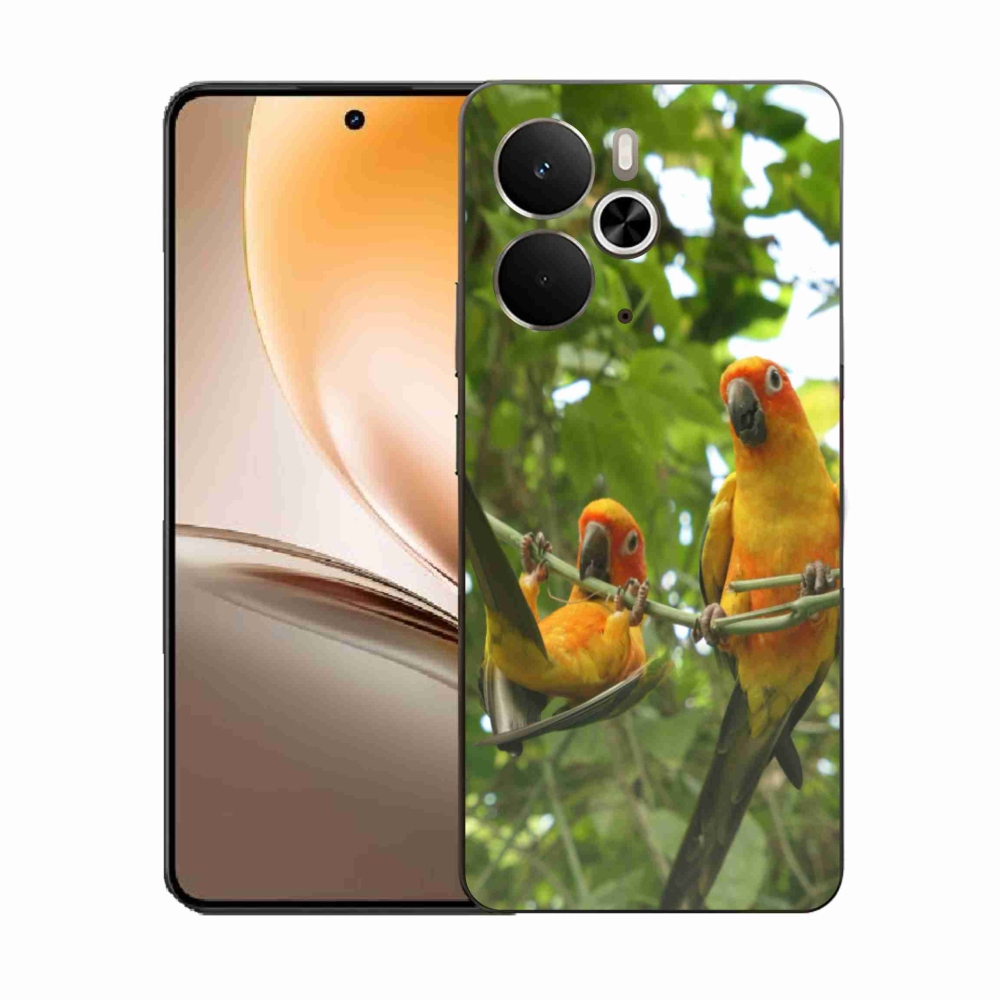 Gél borítás mmCase a Realme 14T 5G/14 5G számára - papagájok aratingy