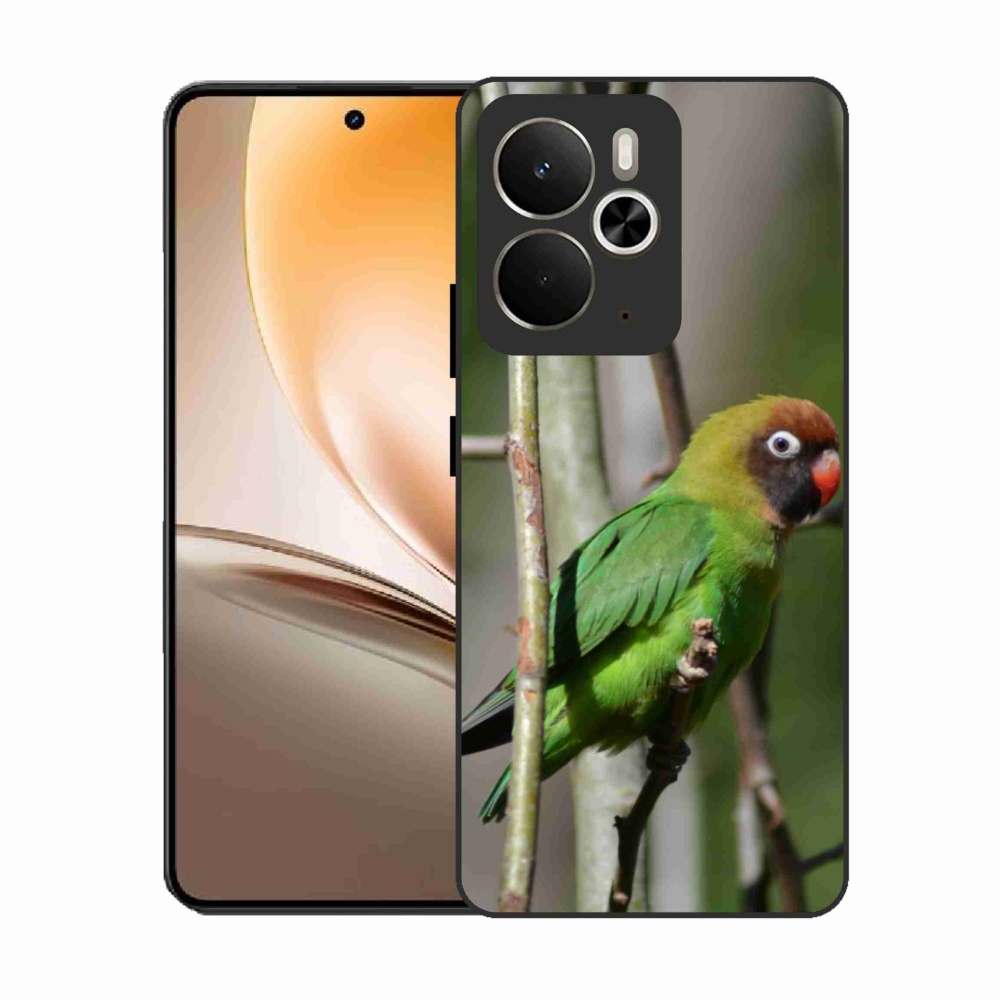 Gél borítás mmCase a Realme 14T 5G/14 5G készülékhez - papagáj agapornis