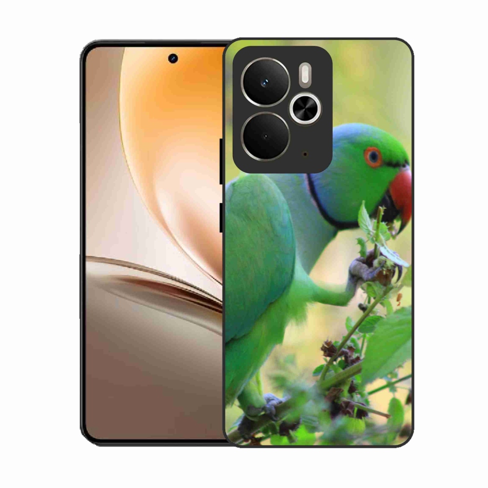 Zselés borítás mmCase a Realme 14T 5G/14 5G készülékhez - papagáj alexandr