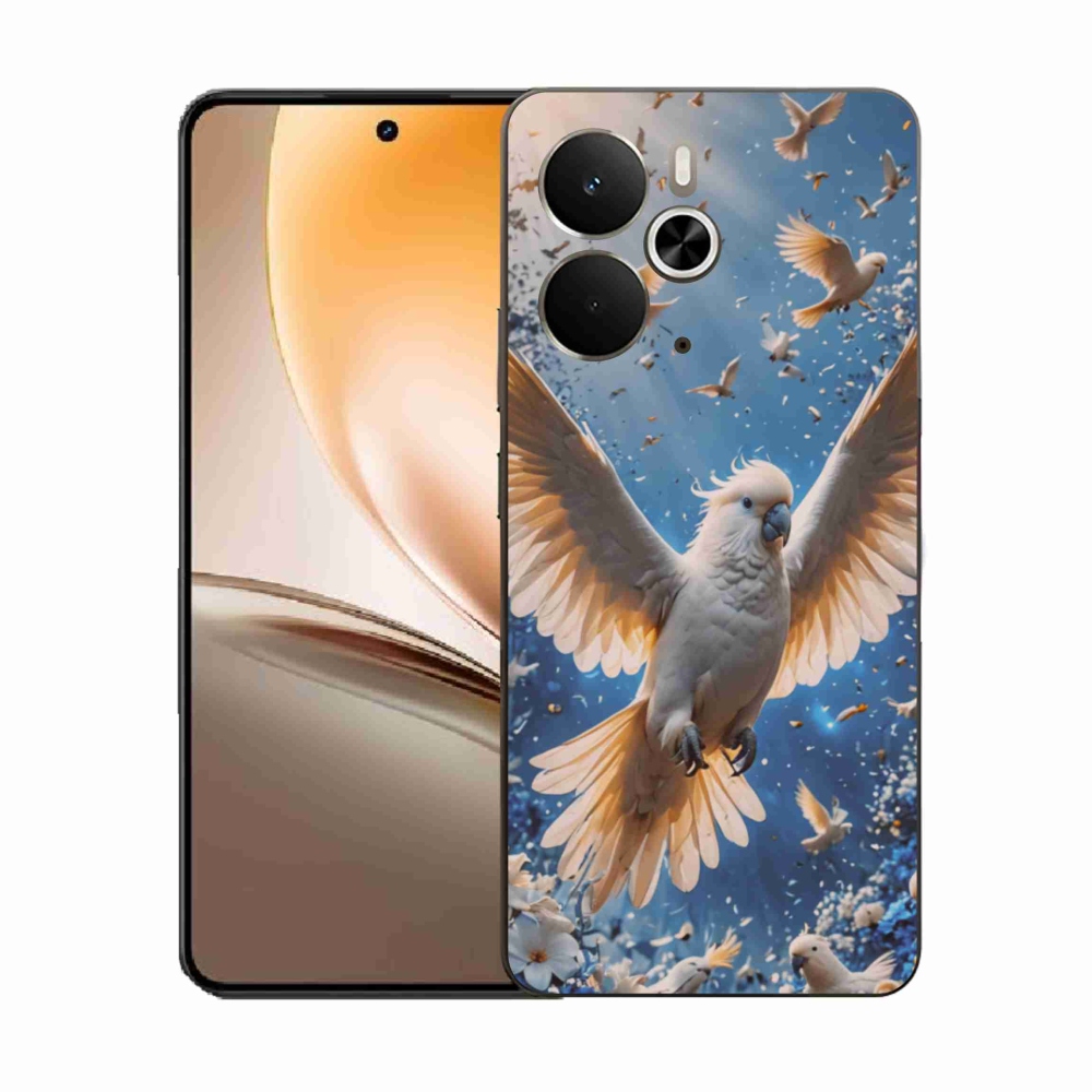 Gél borítás mmCase a Realme 14T 5G/14 5G készülékhez - papagáj kakadu