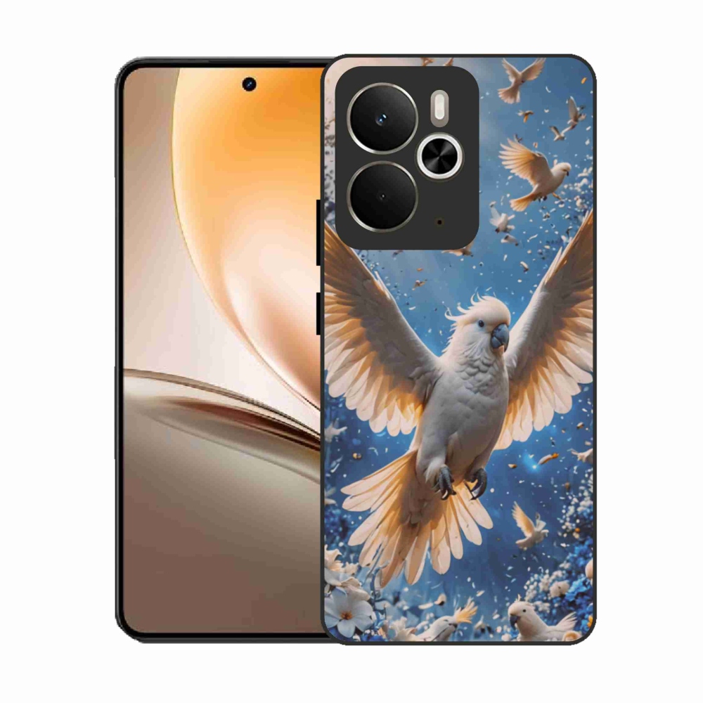 Gél borítás mmCase a Realme 14T 5G/14 5G készülékhez - papagáj kakadu