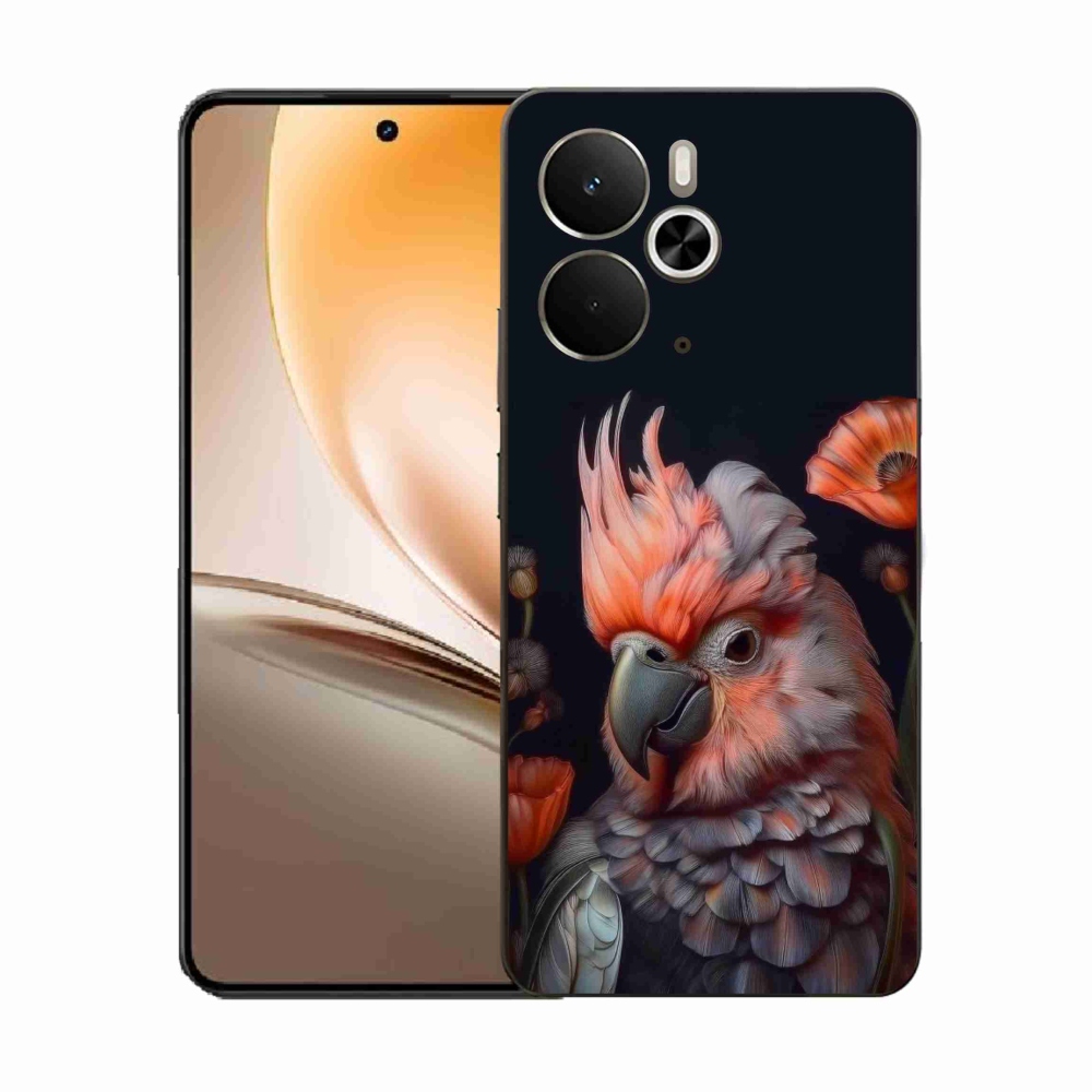 Gél borítás mmCase a Realme 14T 5G/14 5G készülékhez - kakadu papagáj színekben