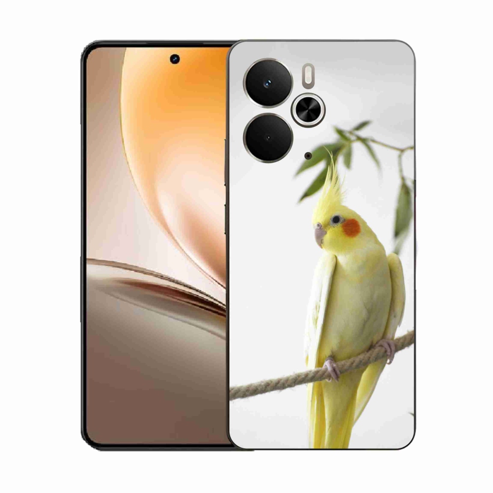 Zselés borítás mmCase a Realme 14T 5G/14 5G készülékhez - papagáj korallszín