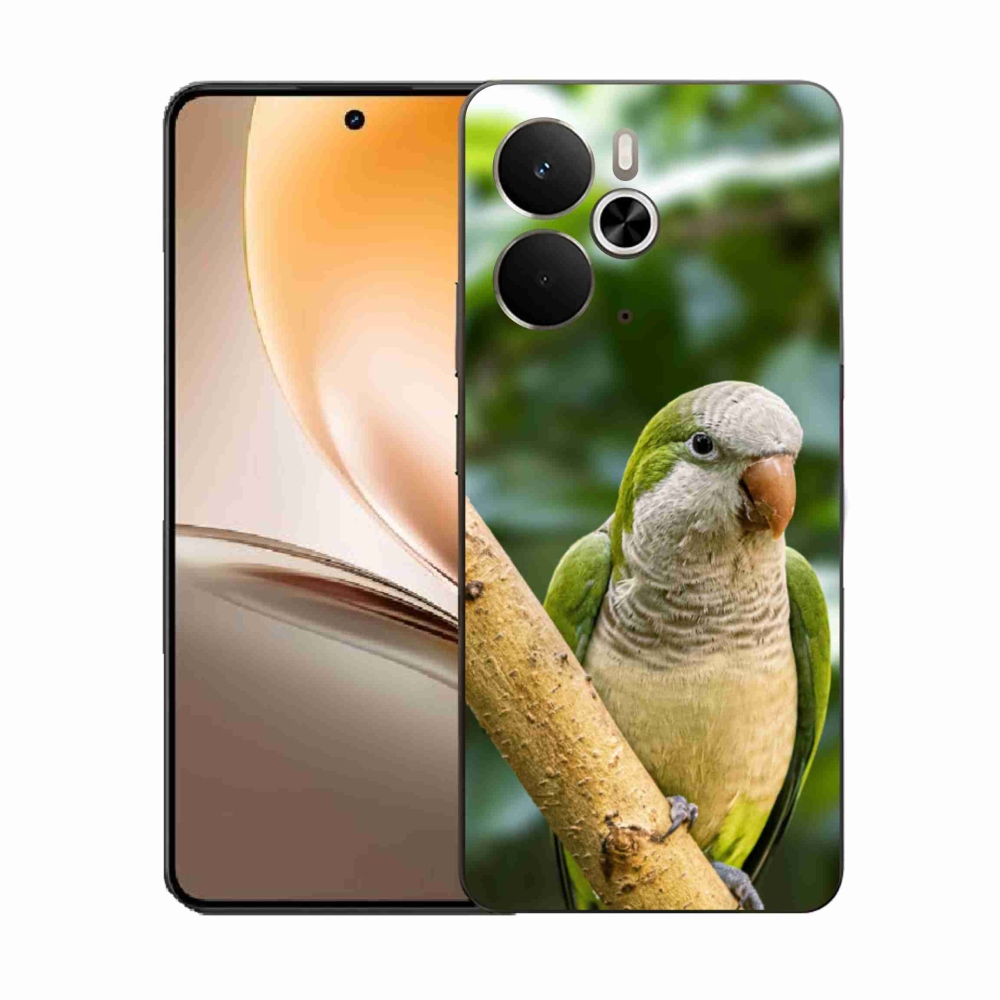 Zselés borítás mmCase a Realme 14T 5G/14 5G modellhez - papagáj