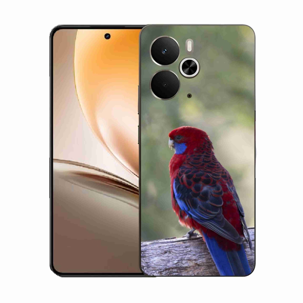Zselés borítás mmCase a Realme 14T 5G/14 5G készülékhez - papagáj rosela