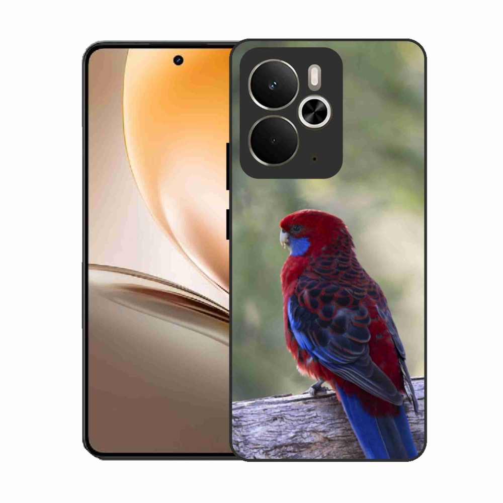 Zselés borítás mmCase a Realme 14T 5G/14 5G készülékhez - papagáj rosela