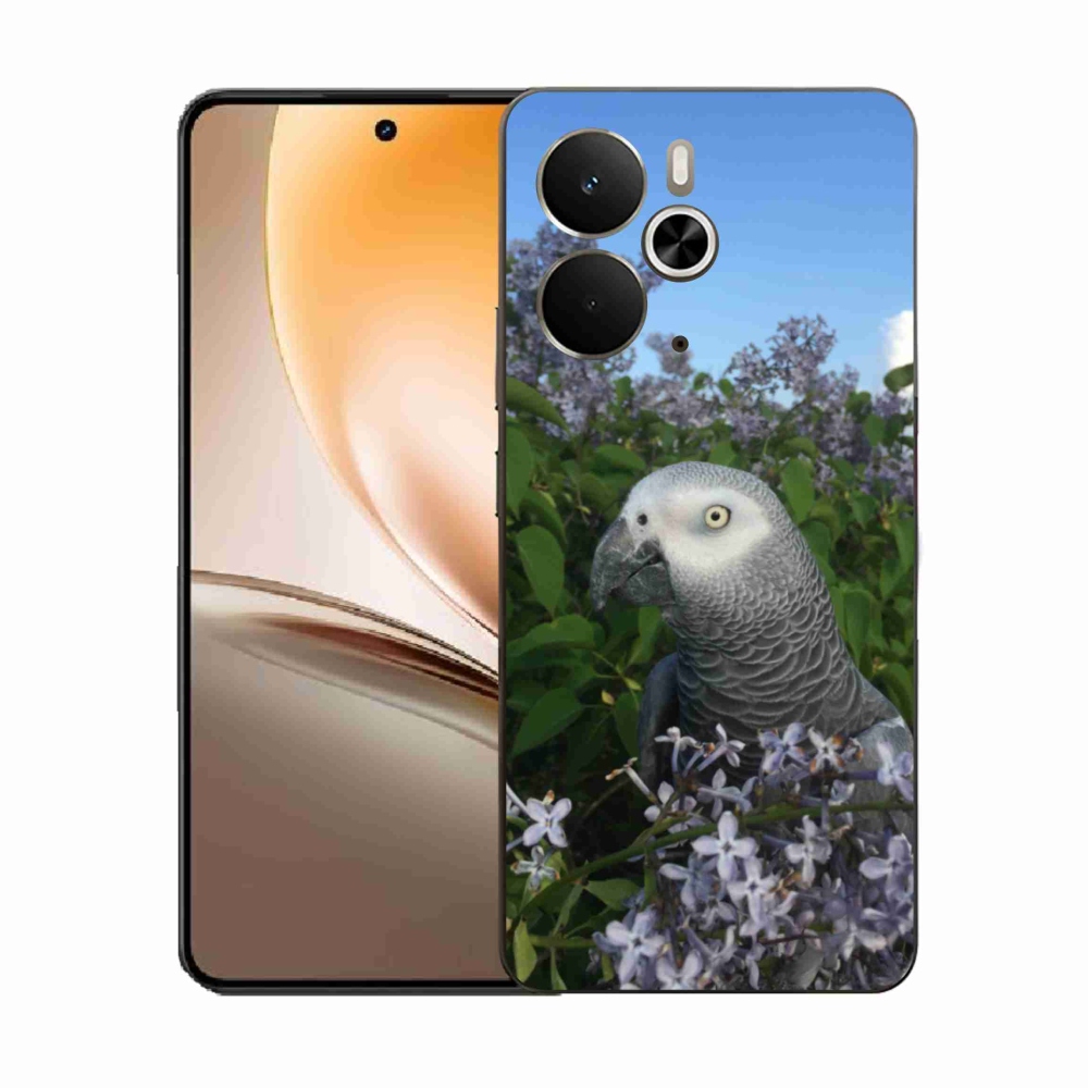 Zselés borítás mmCase a Realme 14T 5G/14 5G modellhez - papagáj