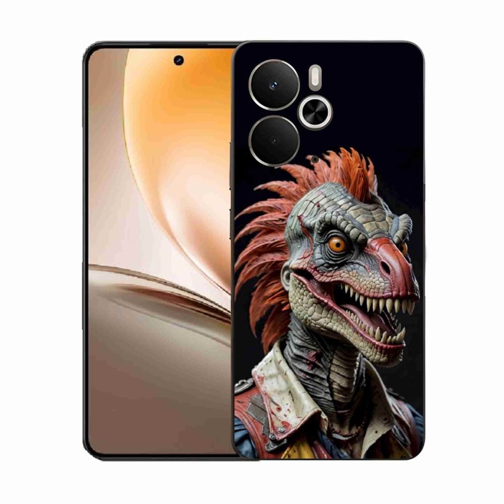 Gél borítás mmCase a Realme 14T 5G/14 5G - punk dinoszauruszhoz