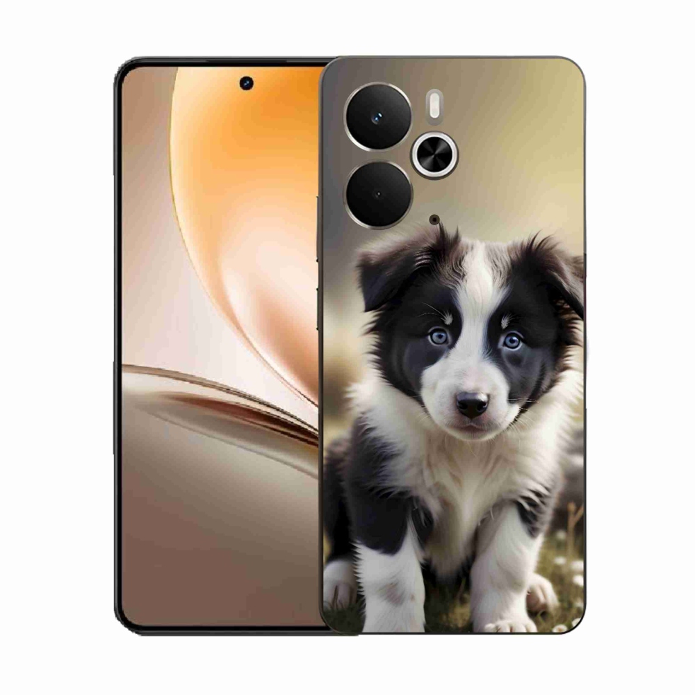 Gél borítás mmCase a Realme 14T 5G/14 5G készülékhez - aranyos border collie