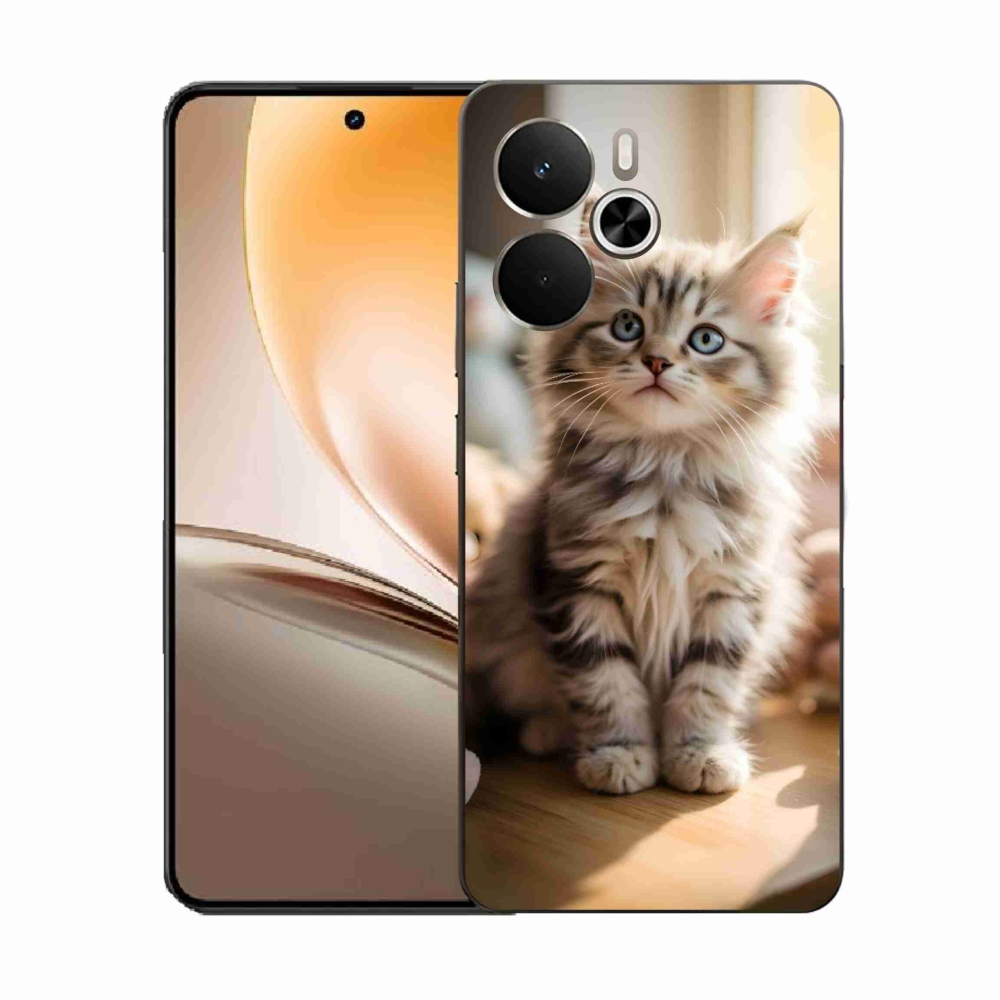 Gél borítás mmCase a Realme 14T 5G/14 5G számára - aranyos cica 10