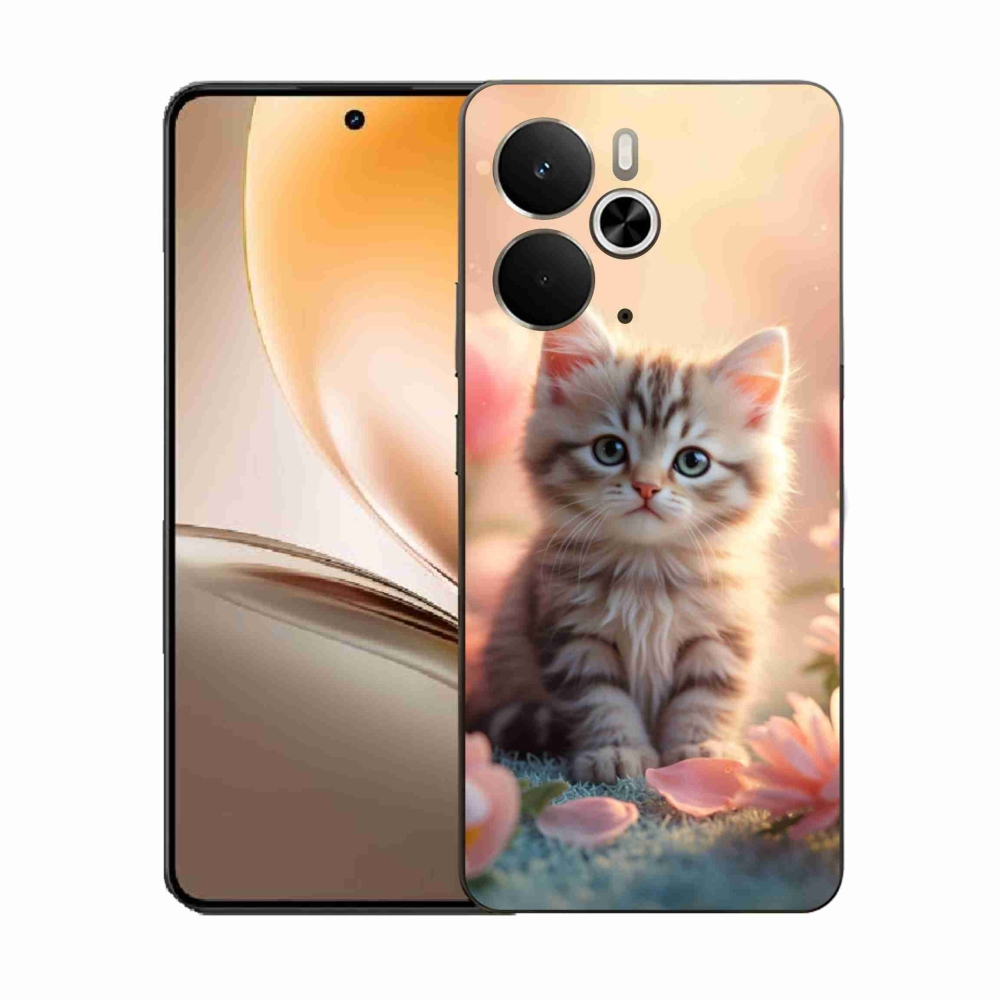 Gélburkolat mmCase a Realme 14T 5G/14 5G - aranyos cica 8