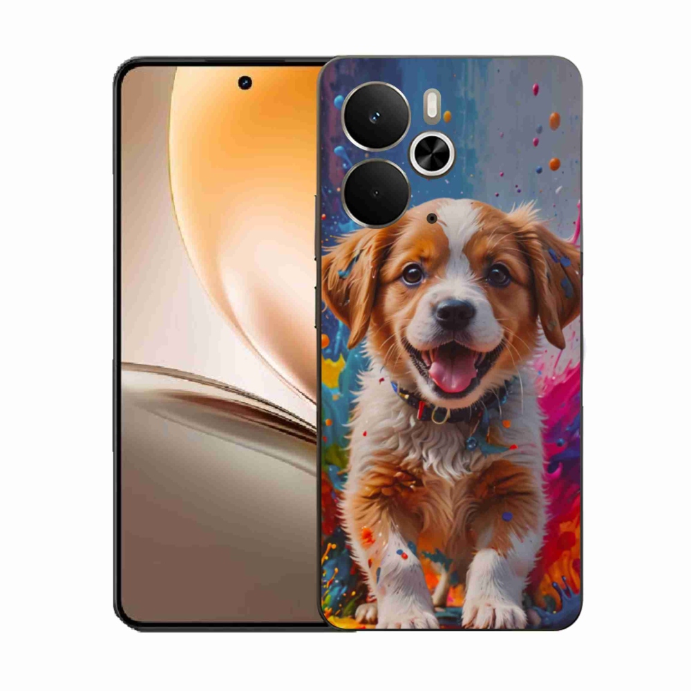 Gél borítás mmCase a Realme 14T 5G/14 5G - aranyos kiskutya 3