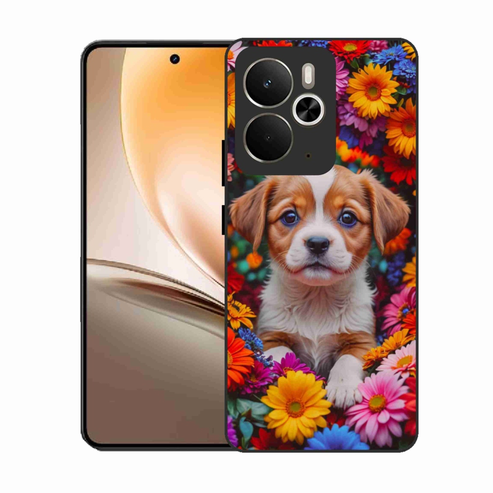 Gél borítás mmCase a Realme 14T 5G/14 5G számára - aranyos kiskutya