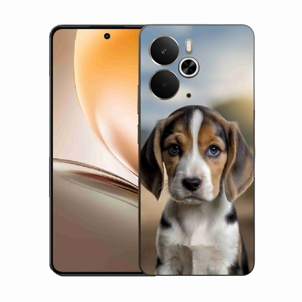 Gél borítás mmCase a Realme 14T 5G/14 5G számára - aranyos beagle