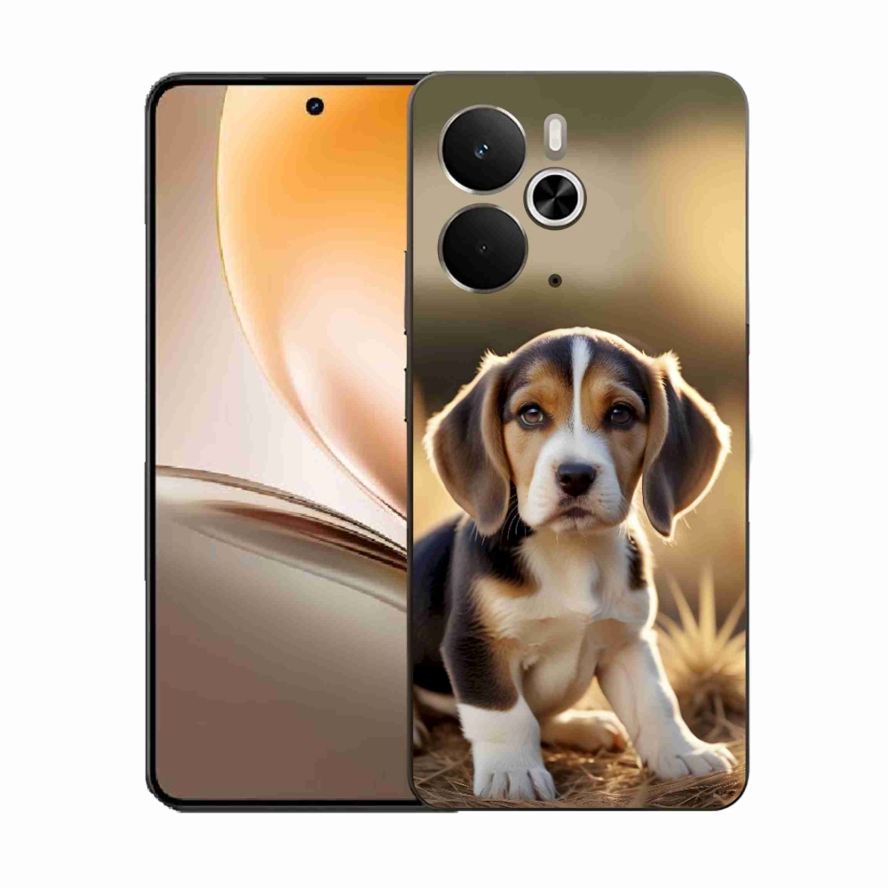 Gél borítás mmCase a Realme 14T 5G/14 5G számára - aranyos beagle