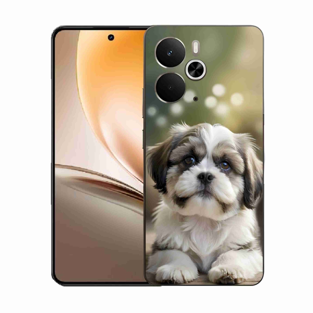 Gél borítás mmCase a Realme 14T 5G/14 5G számára - aranyos shih-tzu