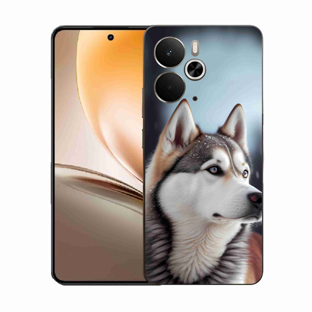 Gél borítás mmCase a Realme 14T 5G/14 5G - Siberian Husky számára