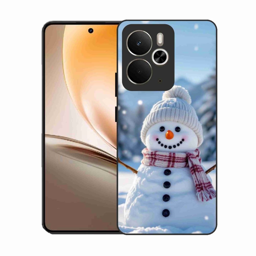 Gél borítás mmCase a Realme 14T 5G/14 5G - hóember 3 számára