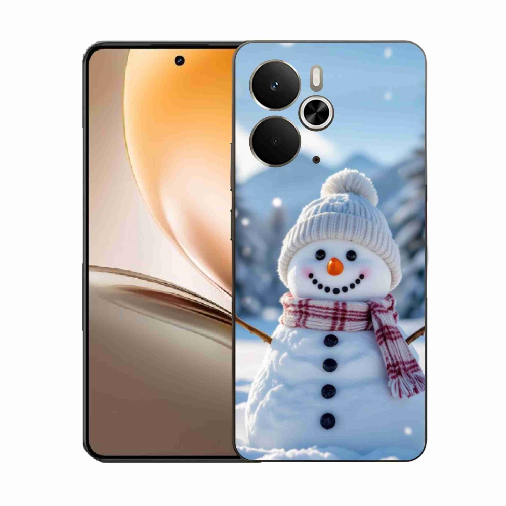 Gél borítás mmCase a Realme 14T 5G/14 5G - hóember 3 számára