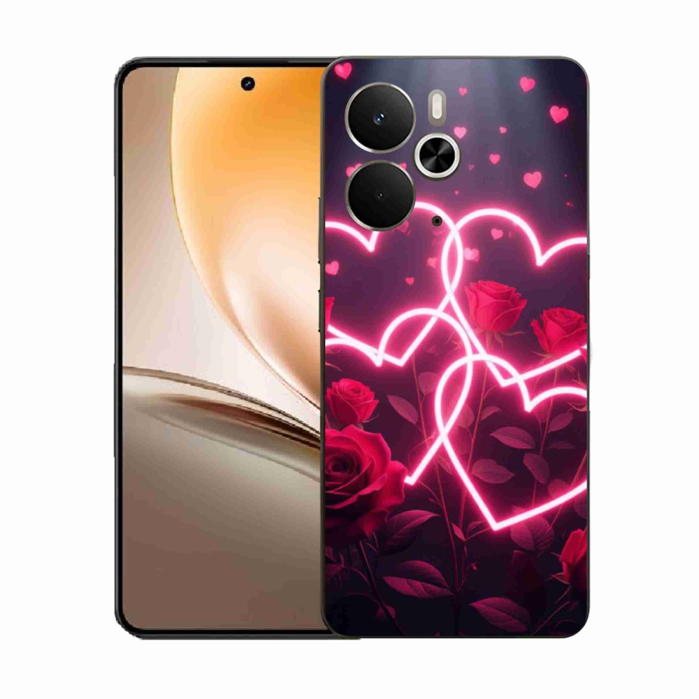 Gél borítás mmCase a Realme 14T 5G/14 5G számára - a szerelem szíve