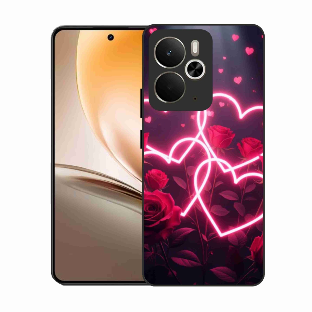 Gél borítás mmCase a Realme 14T 5G/14 5G számára - a szerelem szíve