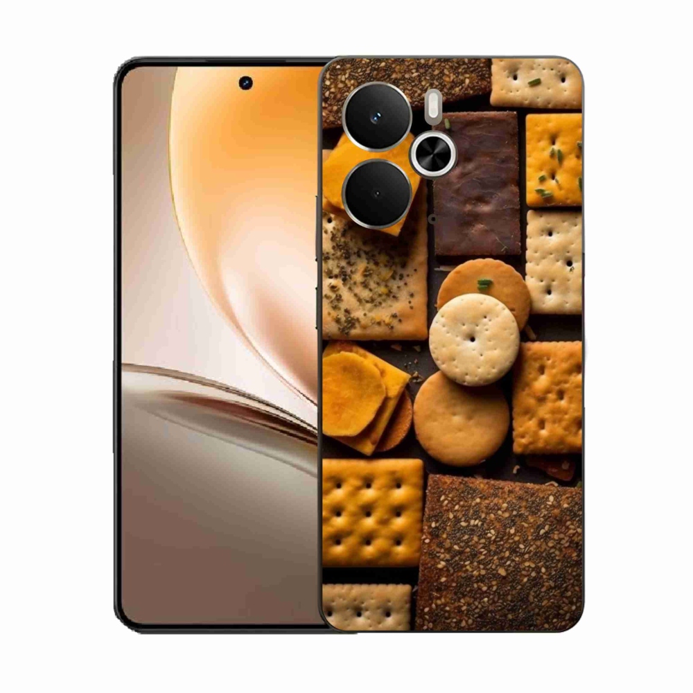 Zselés borítás mmCase a Realme 14T 5G/14 5G - kekszek számára