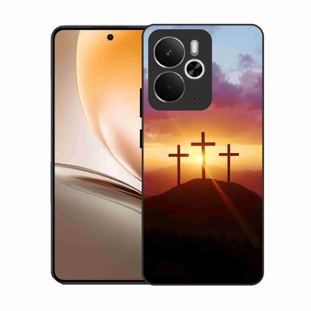 Zselés borítás mmCase a Realme 14T 5G/14 5G modellhez - három kereszt