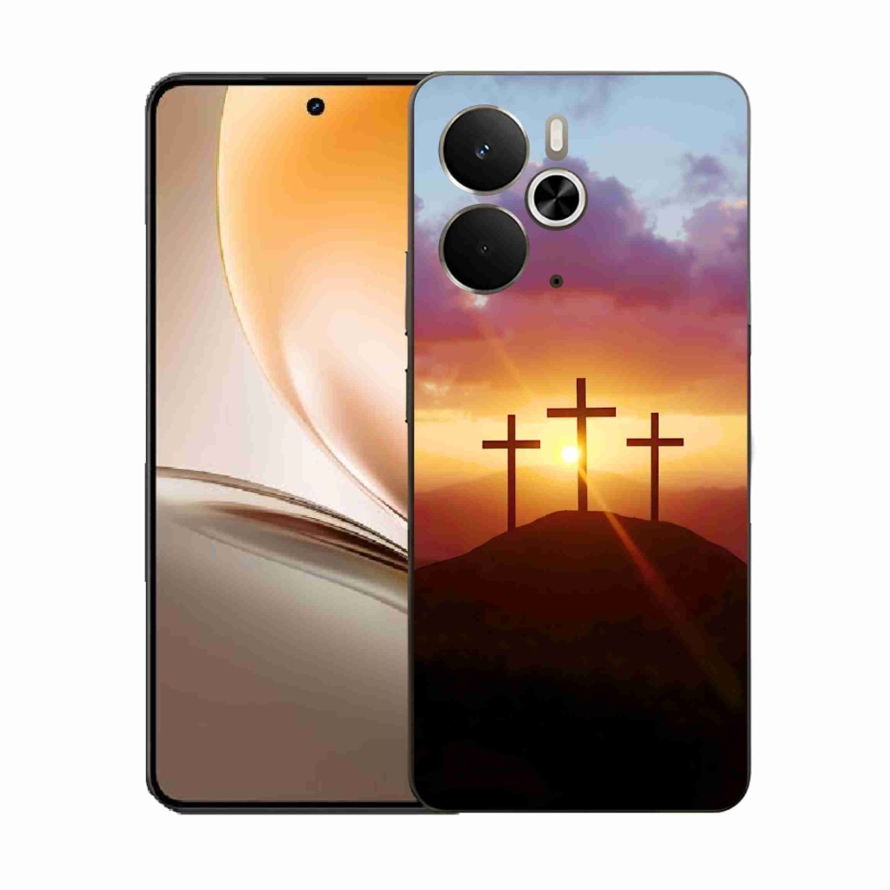 Zselés borítás mmCase a Realme 14T 5G/14 5G modellhez - három kereszt