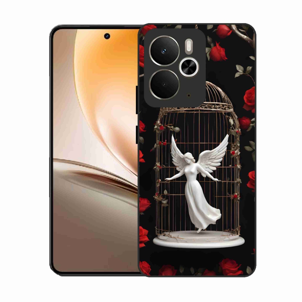 Zselés borítás mmCase a Realme 14T 5G/14 5G - csapdába esett angyalhoz